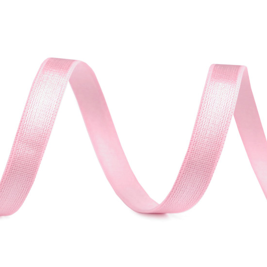Satin bra strap elastic width 10 mm - Red (1 Meter)