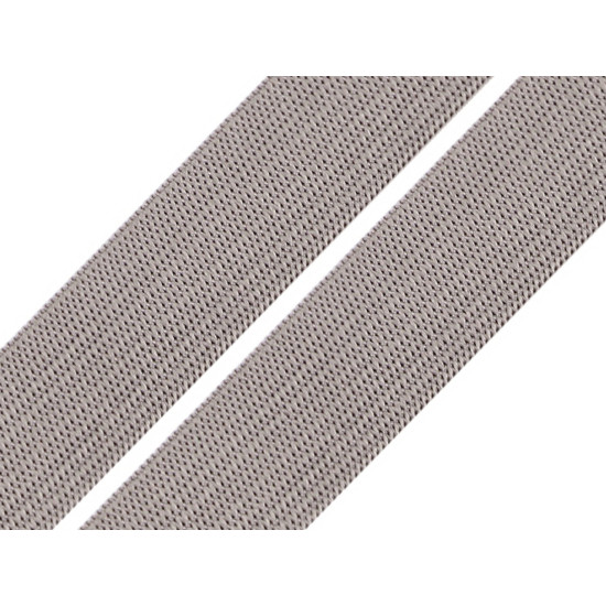 Gummiband gewebt, breite 20 mm - Vanille (1 Meter)