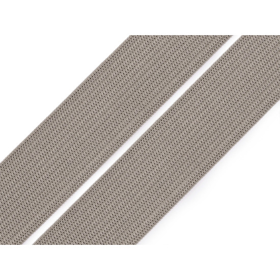 Gummiband gewebt, breite 20 mm - Vanille (1 Meter)