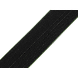 Soft elastic, width 40 mm - Black (1 Meter)