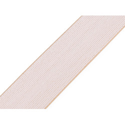 Soft elastic, width 40 mm - White (1 Meter)