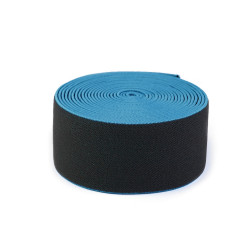 Soft elastic, width 40 mm - Black (1 Meter)