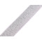 Cinta elástica con lurex, ancho 27 mm - Blanco (1 Metro)
