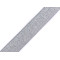 Elastic tape with lurex width 27 mm - Grey (1 Meter)