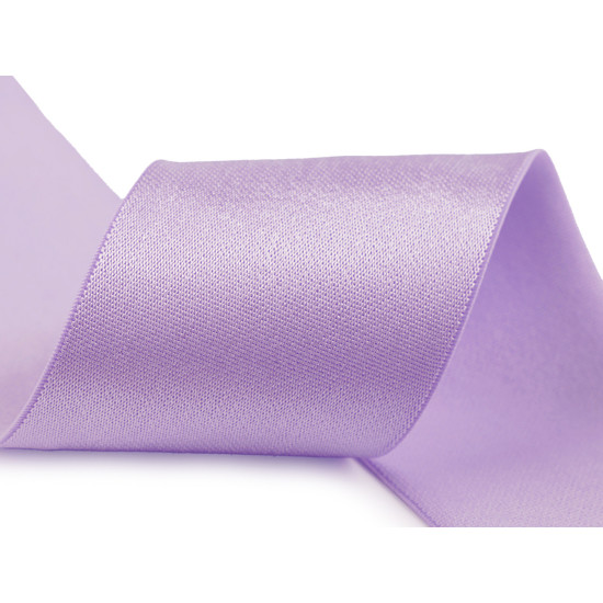 Satin elastic width 50 mm - Blue-violet (42 Meters)