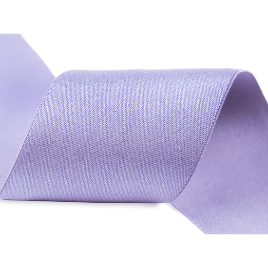 Satin elastic width 50 mm - Blue-violet (42 Meters)