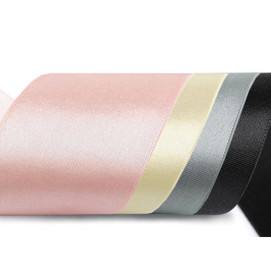 Satin elastic width 50 mm - Blue-violet (42 Meters)