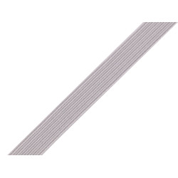 Plain elastic width 10 mm - Very light grey (180 Meters)