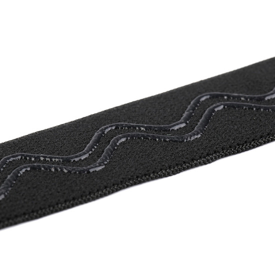 Elastic non-slip band / silicone backed gripper width 30 mm - Black (1 Meter) Elastic non-slip band / silicone backed gripper width 30 mm - Black (1 Meter)