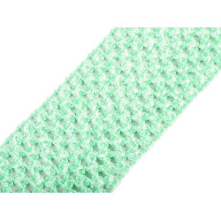 Crochet elastic stretch band width 70 mm for tutu skirts - Mint (1 Meter)