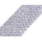 Bande élastique crochetée, largeur 70 cm, pour confection de tutus - Gris très clair (1 Mètre)