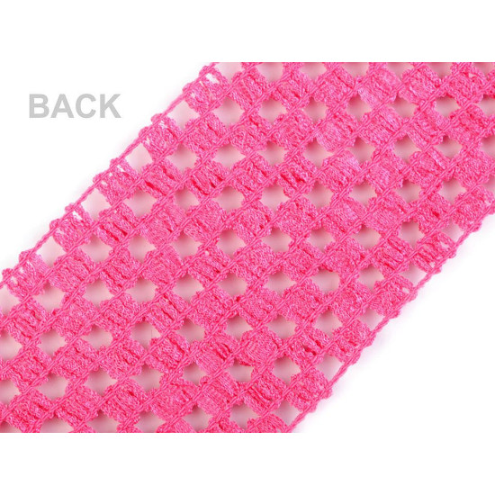 Crochet elastic stretch band width 70 mm for tutu skirts - Red (1 Meter) Crochet elastic stretch band width 70 mm for tutu skirts - Red (1 Meter)