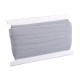 Fold over edge elastic width 20 mm - Very light grey (80 Meters)