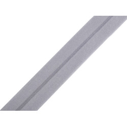 Fold over edge elastic width 20 mm - Dove grey (1 Meter)