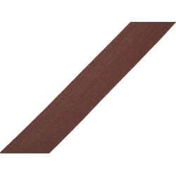 Fold over edge elastic width 20 mm - Brown (1 Meter)