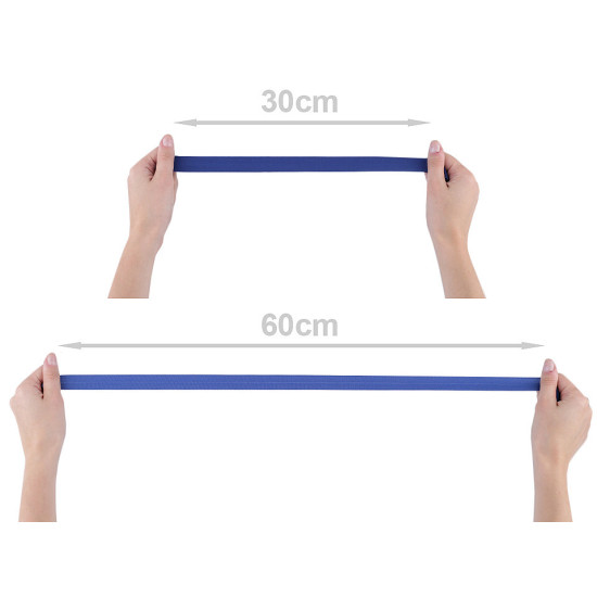 Fold over edge elastic width 20 mm - Very light grey (80 Meters)