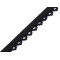 Decorative elastic width 10 mm - Black (100 Meters)