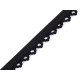 Decorative elastic width 10 mm - Black (20 Meters)
