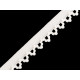 Decorative elastic width 10 mm - Black (20 Meters)