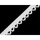 Decorative elastic width 10 mm - Black (20 Meters)