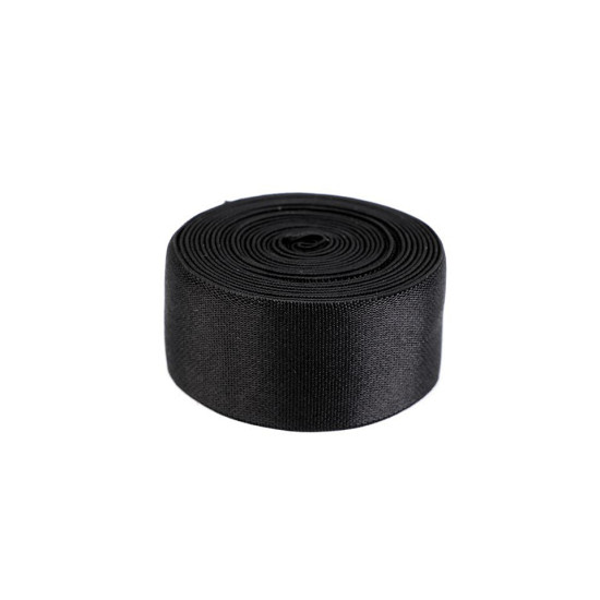 Satin elastic 25 mm - White (1 Meter)