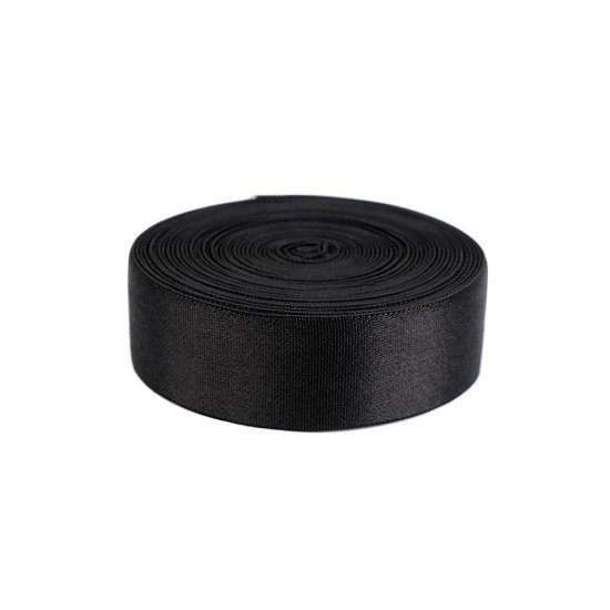 Satin elastic 25 mm - White (1 Meter)