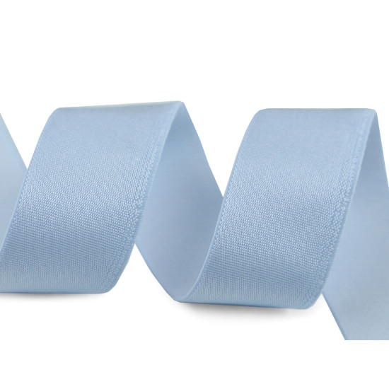 Satin elastic 25 mm - White (1 Meter)