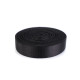 Satin elastic 20 mm - Black (1 Meter)