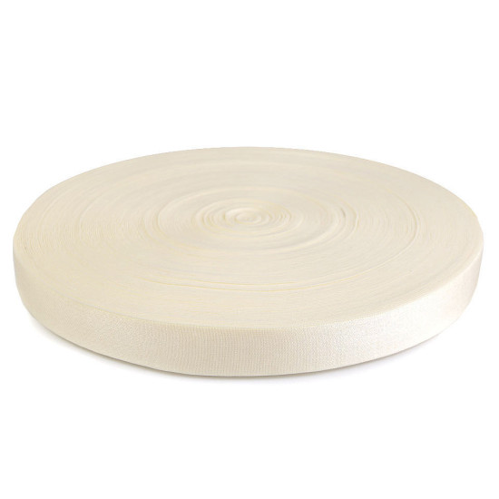 Satin elastic 20 mm - Black (1 Meter)