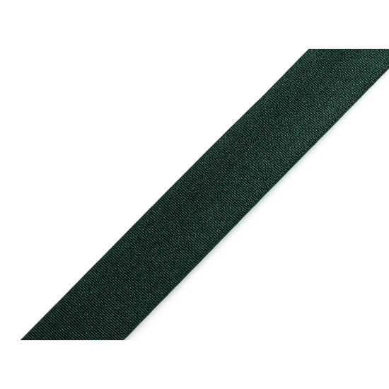 Satin elastic 20 mm - Black (1 Meter)