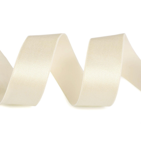 Satin elastic 20 mm - Black (1 Meter)