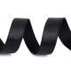 Satin elastic 20 mm - Black (1 Meter)