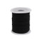 Flat elastic width 3 mm - Black (200 Meters)