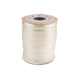 Bande élastique transparente en silicone, largeur 15 mm - Transparent (140 Mètres)