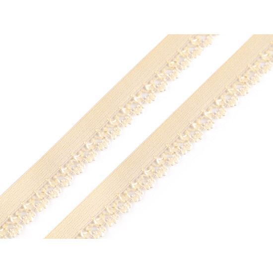 Decorative elastic width 15 mm - Grey (20 Meters)
