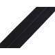 Fold over elastic, width 40 mm - Black (1 Meter)