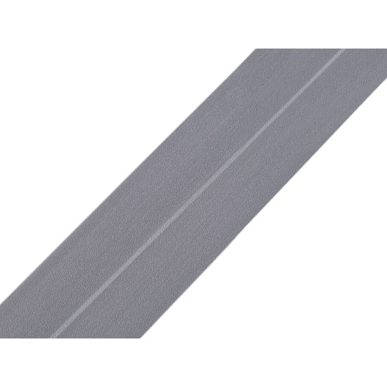 Fold over elastic, width 40 mm - Black (1 Meter)