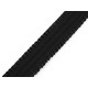 Decorative elastic width 48 mm - Black (20 Meters)