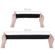 Decorative elastic width 48 mm - Black (20 Meters)