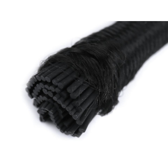 Kulatá pruženka pevná ø5 mm - Černá (1 Metr)
