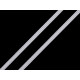 Flat knitted elastic width 4 mm - Black (5 Meters)