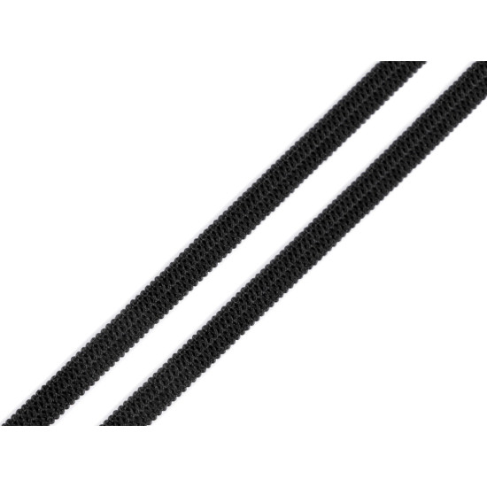 Flat knitted elastic width 3 mm - White (500 Meters)