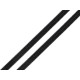 Flat knitted elastic width 3 mm - White (500 Meters)