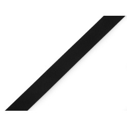 Badegummi / gummiband für bademode breite 8 mm - Schwarz (25 Meter)