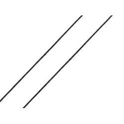 Kulatá pruženka ø0,8 mm - Černá (50 Metry)