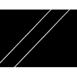 Kulatá pruženka ø0,8 mm - Bílá (50 Metry)