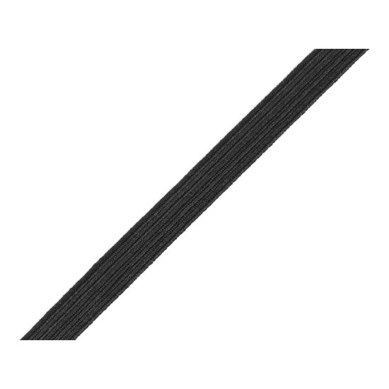 Lingerie flat elastic width 6-7 mm - Black (100 Meters)