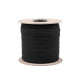 Lingerie flat elastic width 6-7 mm - Black (100 Meters)