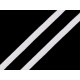 Flat elastic width 6; 8; 13 mm set - White (5 Sets) Flat elastic width 6; 8; 13 mm set - White (5 Sets)