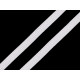Flat elastic width 6; 8; 13 mm set - White (5 Sets) Flat elastic width 6; 8; 13 mm set - White (5 Sets)